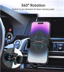 Choetech Oval Universal Cell Phone Car Mount, Black(Open Box)