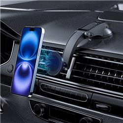 iCAN H137+G17 Support magnétique réglable pour téléphone portable à fi