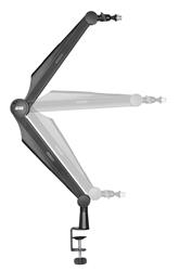 iCAN Microphone Boom Arm, Hidden Cables Premium Microphone Stands(Open Box)