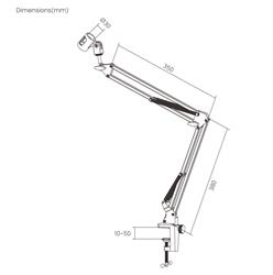 iCAN MM16 Microphone Arm Stand(Open Box)