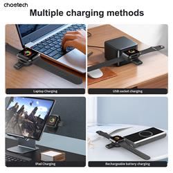Choetech Portable Wireless Magnetic Watch Charger for Apple & Samsung
