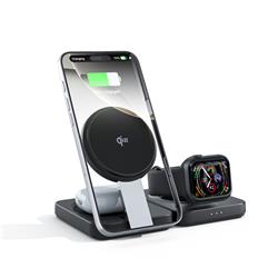 Choetech QI2 3-in-1 15W Fordable Magnetic Wireless Charger