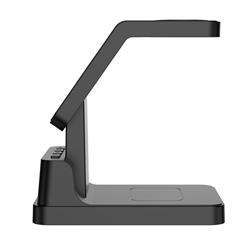iCAN 4-in-1 Magnetic Wireless Charger with Alarm Clock(Open Box)