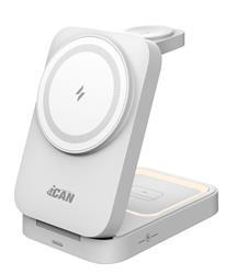 iCAN 3-in-1 15W Magnetic Foldable Wireless Charging Stand