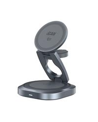 iCAN 25W 3-in-1 QI2.2 Magnetic Foldable Wireless Charger