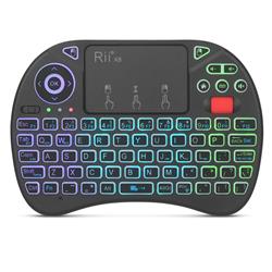 Rii X8 Mini 2,4 GHz sans fil/Bluetooth avec clavier à tactile et écran