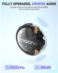 MAONO WM620 Microphone-cravate sans fil