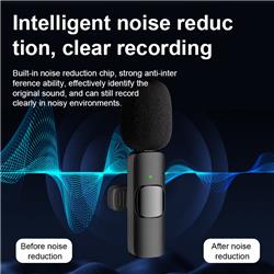 Microphone cravate sans fil iCAN PM-K9