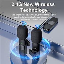 Microphone cravate sans fil iCAN PM-K9