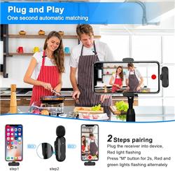 iCAN PM-K61 Wireless Lavalier Microphone