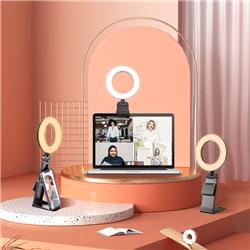 iCAN 5" Portable Mini LED Selfie Ring Light，3 Color Modes
