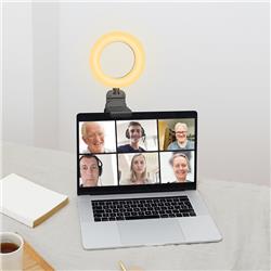 iCAN 5" Portable Mini LED Selfie Ring Light，3 Color Modes