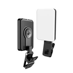 Lampe de vidéoconférence portable à LED iCAN 80 pour selfies(Open Box)