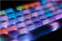 GAOXD Silicone Silicone Silk Print Cherry Profile Keycaps