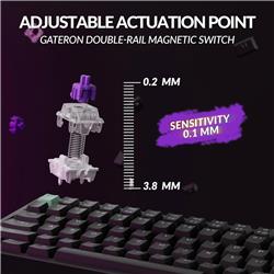 Keychron K2 HE 75% Keyboard Magnetic switches