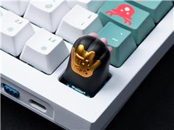 Keychron Silicone Kitty Paw Aluminum Alloy Artisan Keycap-Black