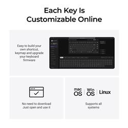 Keychron V1 Ultra 75 % Clavier Interrupteurs tactiles