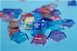 GXD Touche Explosion de couleur, transparente brumeuse