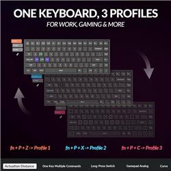 Keychron K2 HE 75% Keyboard Magnetic switches