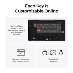 Keychron K8 HE TKL (80 %) Clavier Interrupteurs magnétiques(Open Box)
