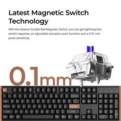 Keychron K10 HE Full Size Keyboard Magnetic switches