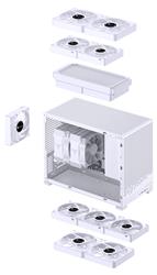 Boîtier PC Micro-ATX JONSBO D32 PRO, blanc(Open Box)