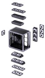 JONSBO BO400 ATX Computer Case， Aluminum Frame，High Comp PC Case