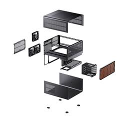 Boîtier PC NAS JONSBO N5, boîtier NAS(Open Box)