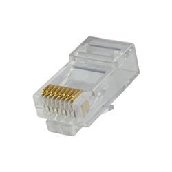 iCAN RJ45 Cat6 / Cat5 50u Connector Plugs, 25 Pcs