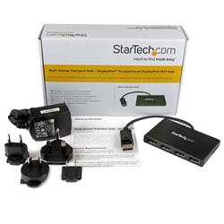épartiteur multi-moniteur StarTech DisplayPort vers DisplayPort - Concentrateur MST 4 ports (MSTDP124DP
