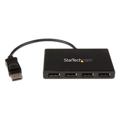 épartiteur multi-moniteur StarTech DisplayPort vers DisplayPort - Concentrateur MST 4 ports (MSTDP124DP