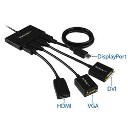épartiteur multi-moniteur StarTech DisplayPort vers DisplayPort - Concentrateur MST 4 ports (MSTDP124DP