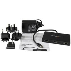 STARTECH Mini DisplayPort to HDMI Multi-Monitor Splitter - 3-Port MST
