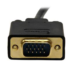 StarTech Câble convertisseur adaptateur Mini DisplayPort vers VGA de 4,5 m mDP vers VGA 1920 x 1200 - Noir (MDP2VGAMM15B) | ...