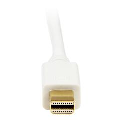StarTech Câble convertisseur adaptateur Mini DisplayPort vers DVI de 3 m Mini DP vers DVI 1920 x 1200 - Blanc (MDP2DVIMM10W)