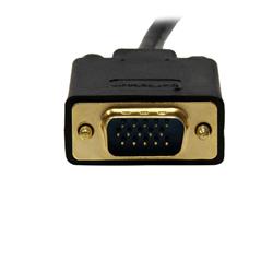 StarTech Câble convertisseur adaptateur DisplayPort vers VGA 15 pi DP vers VGA 1920 x 1200 - Noir (DP2VGAMM15B) | -Conversio...