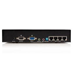 Extendeur vidéo et audio StarTech 4 ports VGA sur Cat 5 (ST124UTPEA) | -Transmettre la vidéo VGA et l^audio à des moniteurs ...