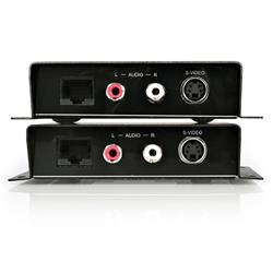 StarTech S-Video Video Extender over Cat 5 with Audio (SVIDUTPEXTA) | -Extend video and stereo audio up to 200 meters using a c