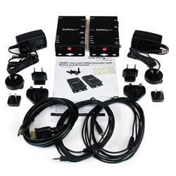 StarTech HDMI over CAT5 HDBaseT Extender - RS232 - IR - Ultra HD 4K - 330 ft (100m) (ST121UTPHD2) | -With HDBaseT extend HDMI, 