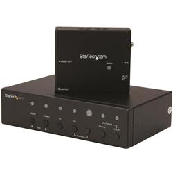 Extenseur HDBaseT à entrées multiples StarTech avec commutateur intégré - DisplayPort, VGA et HDMI sur CAT5 ou CAT6 - Jusqu^...