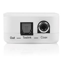 StarTech Convertisseur audio numérique bidirectionnel coaxial vers optique Toslink avec répéteur (SPDIFCOAXTOS)