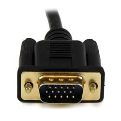 StarTech 6 ft HDMI to VGA Active Converter Cable - HDMI to VGA Adapter - 1920x1200 or 1080p (HD2VGAMM6)
