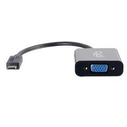 daptateur vidéo C2G USB 3.1 USB-C vers VGA (PC) (noir