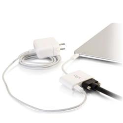 Cables to Go - Convertisseur adaptateur avec alimentation USB-C vers VGA - Blanc (29534)