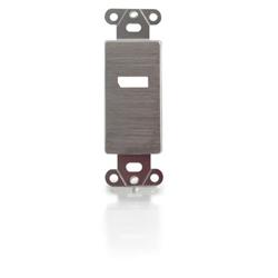 Cables to Go DISPLAYPORT TO HDMI ACTIVE ADAPTER WALL PLATE - ALUMINIUM (29442)