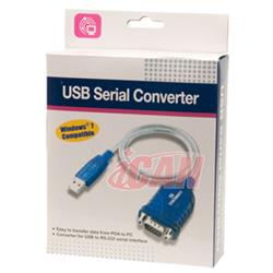 iCAN Adaptateur USB 2.0 vers DB9 Serial mâle