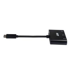 iCAN USB 3.1 Type C to HDMI 4K@30Hz + Type C Charging & Data transfer + USB 3.0 Adapter, Black