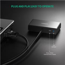UGREEN 40254 1*2 VGA Splitter, Black