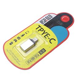 Adaptateur FLITOP Type C vers USB 3.0 OTG, en aluminium, argent