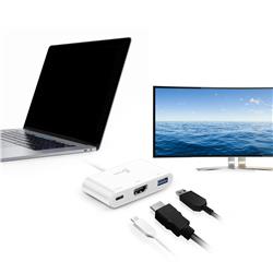 j5create 3-in-1 Type-C to HDMI and USB 3.0 Hub with Power Delivery(Open Box)